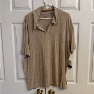 Calvin Klein Men's Beige Polo Shirt